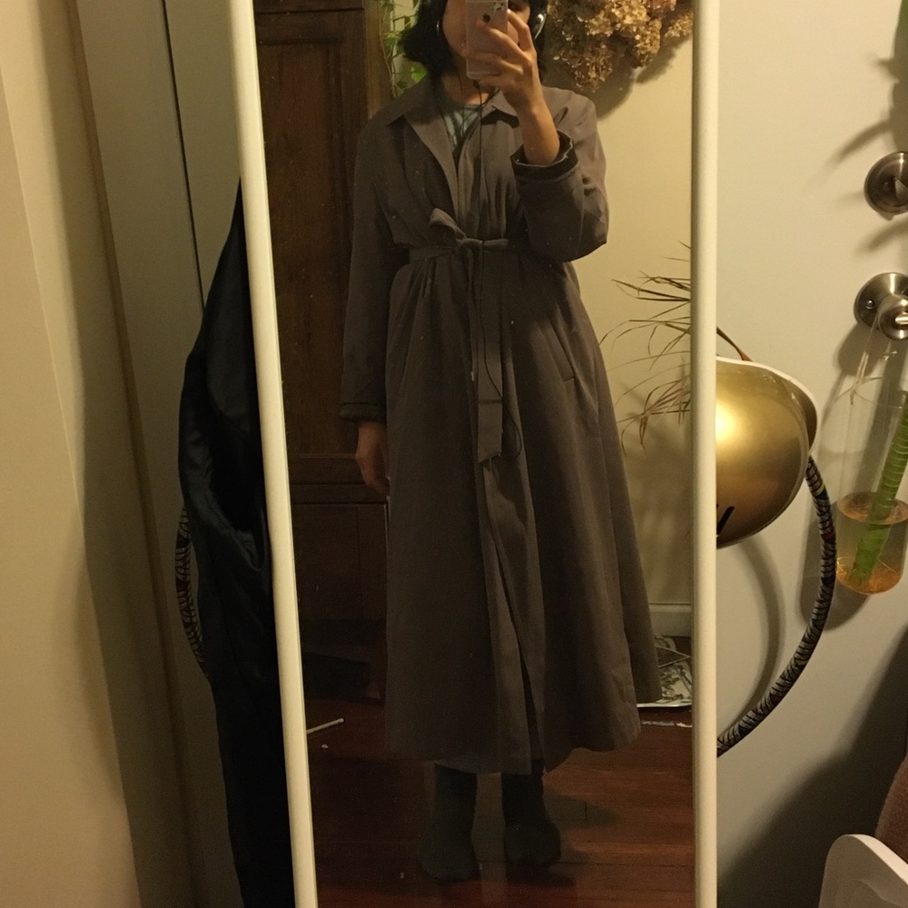 Vintage Maxi Trench Coat